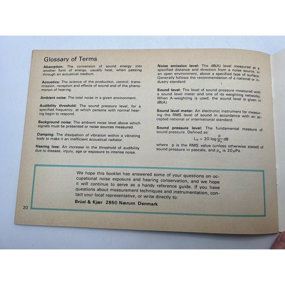Industrial Noise Control & Hearing Testing B & K Instruments K. Larson & Son - Picture 10 of 10